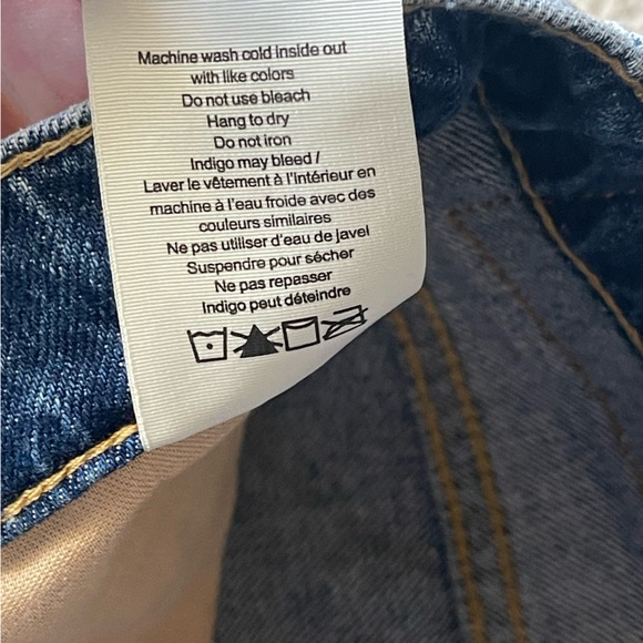 NWT Rag & Bone Featherweight Andi High Waist Ankle Wide Leg Jeans 30 - Picture 9 of 10